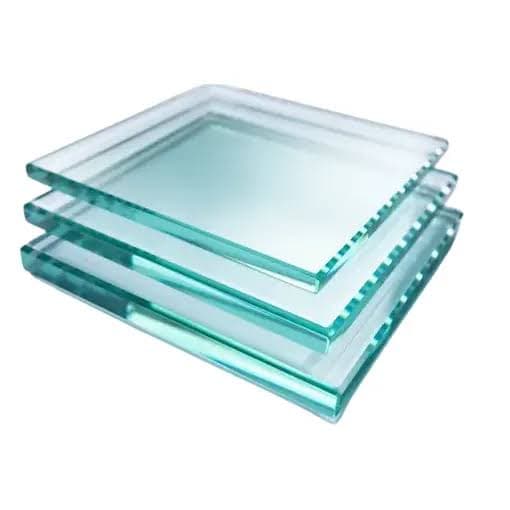 Láminas de cristal apiladas