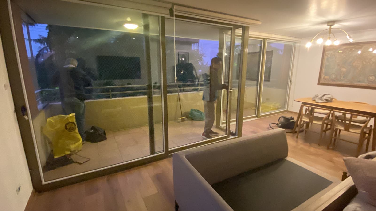Ventanales instalados en departamento